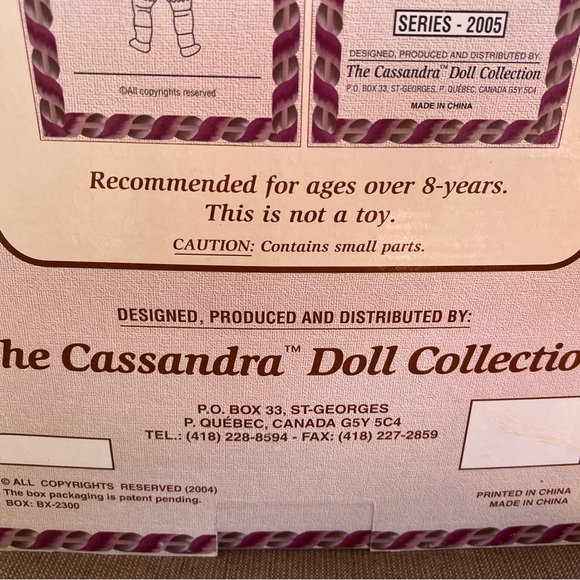 Year 2005 Cassandra Visconti Limited Edition Collector Porcelain Doll - Picture 8 of 16
